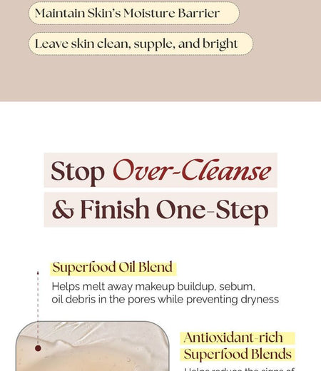 MOTHER MADE - Superfood Vegan Oil Gel Cleanser, 200ml, 500 g, 8809380061944