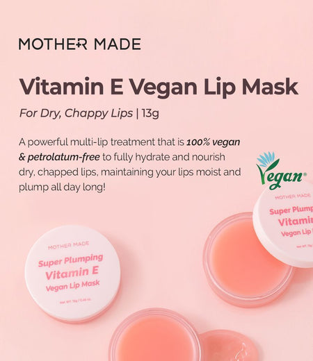 MOTHER MADE - Super Plumping Vitamin E Vegan Lip Mask, 13g, 50 g, 8809380061883