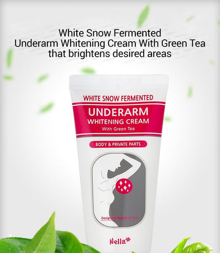 Nella - White Snow Fermented Underarm Whitening Cream With Green Tea, 50ml, 74 g, 8809588580353