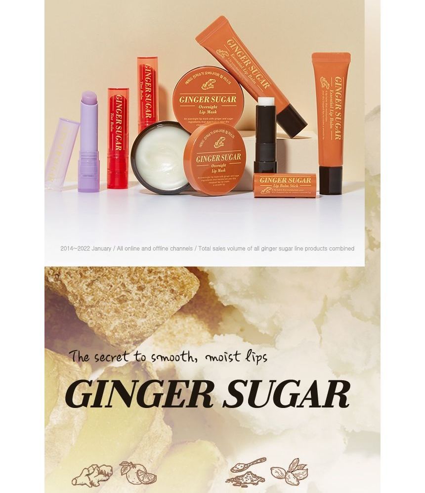 ETUDE - Ginger Sugar Overnight Lip Mask Jumbo, 23g, 50 g, 8809820687338