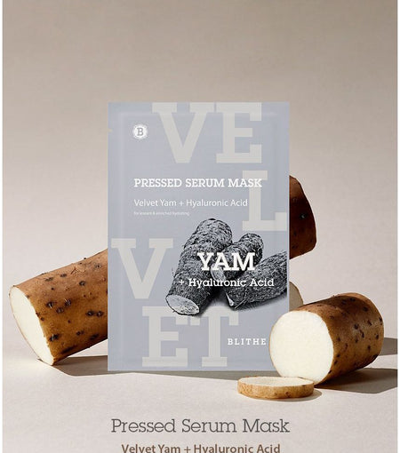 BLITHE - Pressed Serum Mask Set Velvet Yam + Hyaluronic Acid, 5 pcs, 176 g, 8809501660698