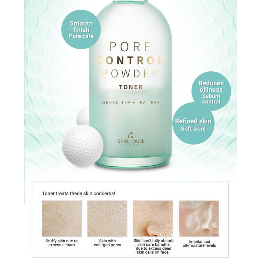 the SKIN HOUSE - Pore Control Powder Toner, 130ml, 288 g, 8809080821046