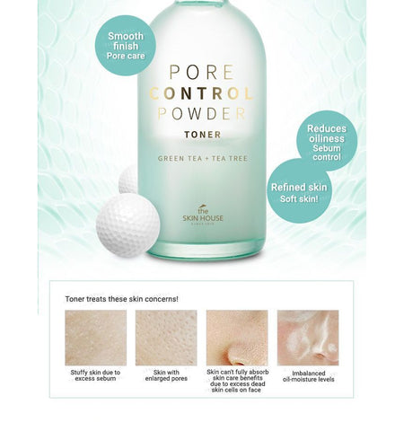 the SKIN HOUSE - Pore Control Powder Toner, 130ml, 288 g, 8809080821046