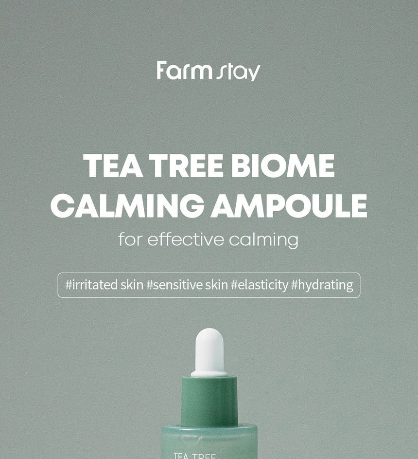 Farm Stay - Tea Tree Biome Calming Ampoule, 50ml, 116 g, 8809783322734