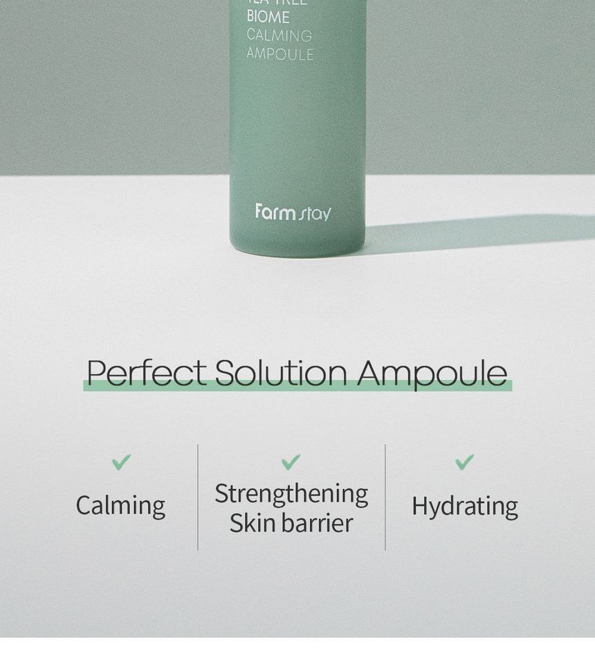 Farm Stay - Tea Tree Biome Calming Ampoule, 50ml, 116 g, 8809783322734