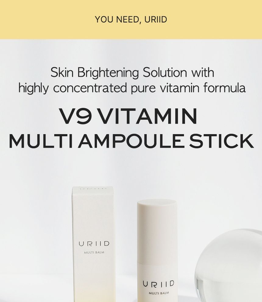 URIID - V9 Vitamin Multi Ampoule Stick, 12g, 49 g, 8809776660454