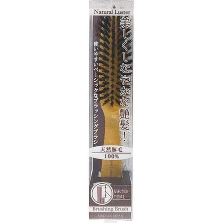 VeSS - Natural Luster Pig Hair Brushing Brush, 1 pc, 82 g, 4977084723230