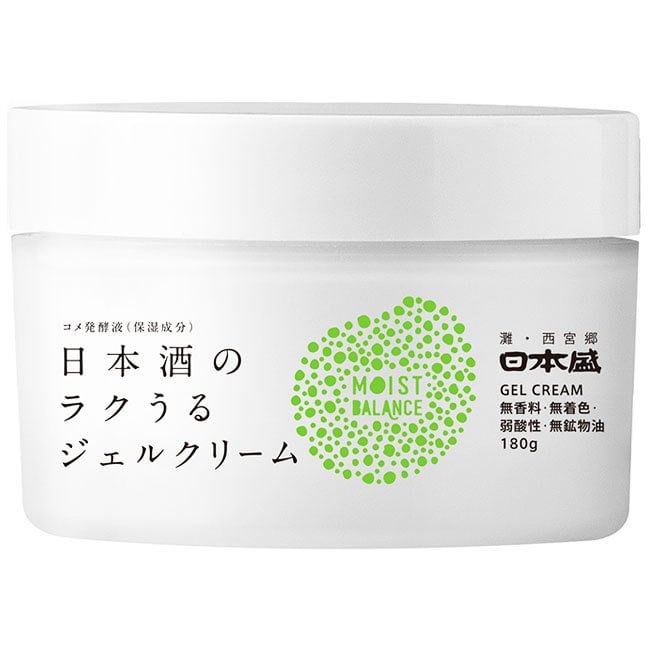 NIHONSAKARI - Nihonshu Raku Uru Moist Balance Gel Cream, 180g, 230 g, 4904070062684
