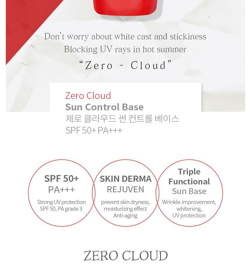 eyeNlip - Zero Cloud Sun Control Base, 50g, 130 g, 8809555252016