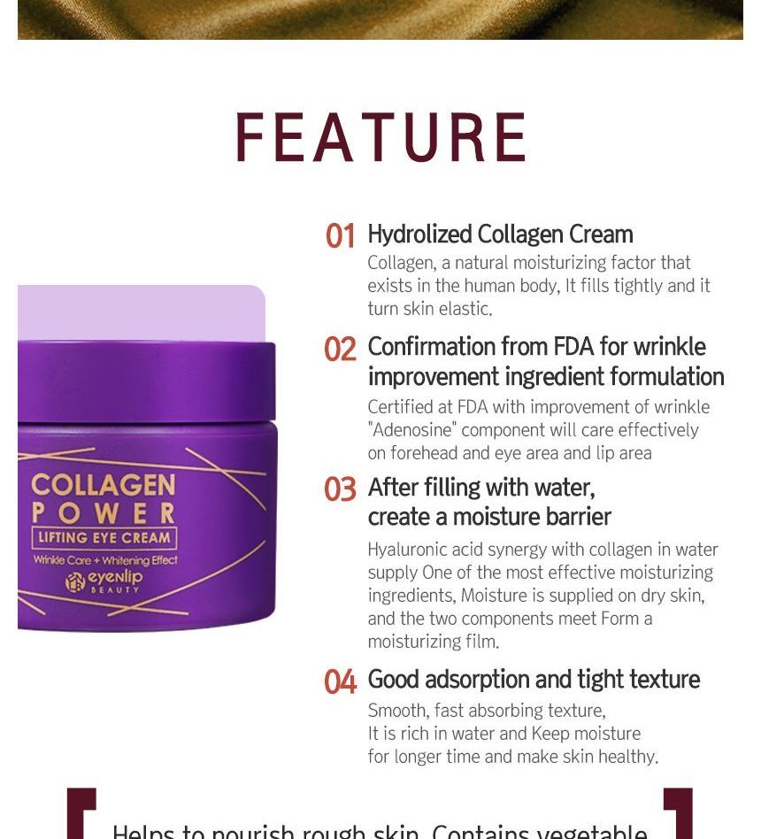 eyeNlip - Collagen Power Lifting Eye Cream , 50ml, 130 g, 8809555252870
