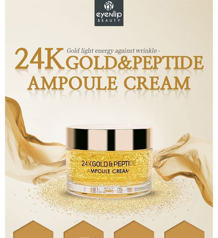 eyeNlip - 24K Gold & Peptide Ampoule Cream  , 50g, 130 g, 8809555251088