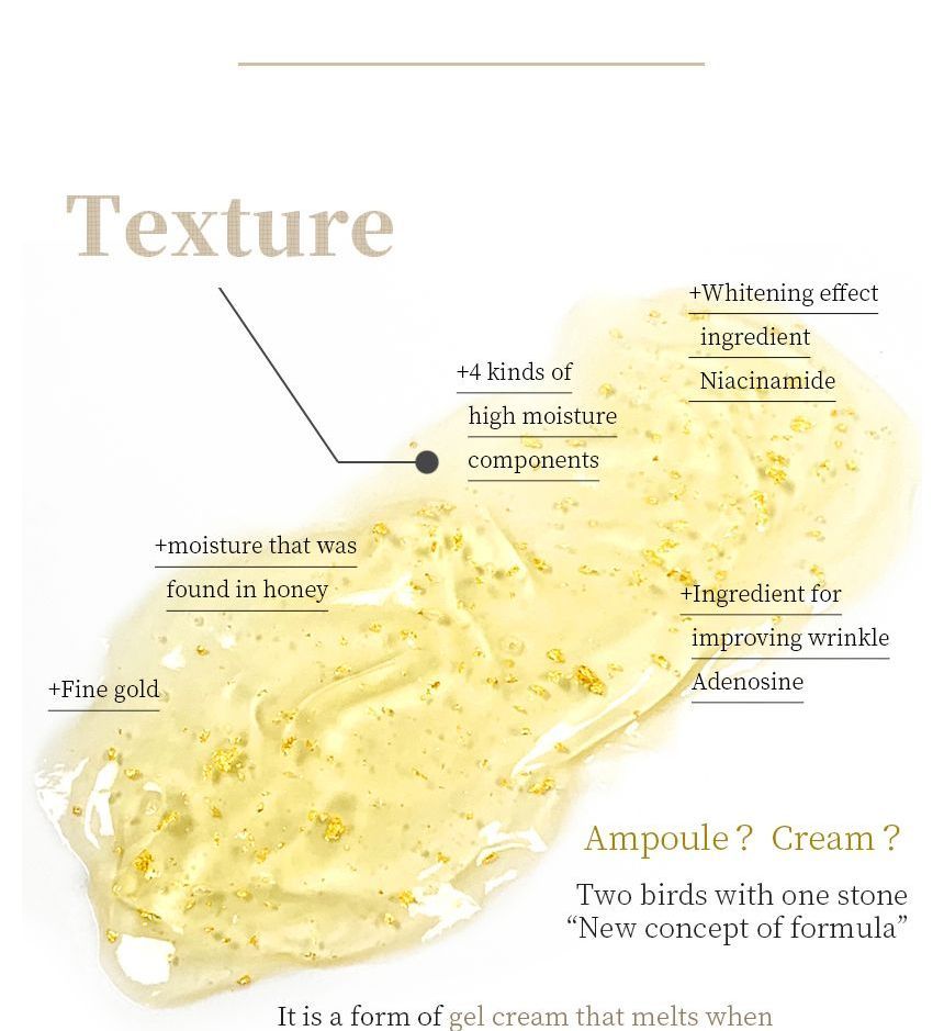 eyeNlip - 24K Gold & Peptide Ampoule Cream  , 50g, 130 g, 8809555251088