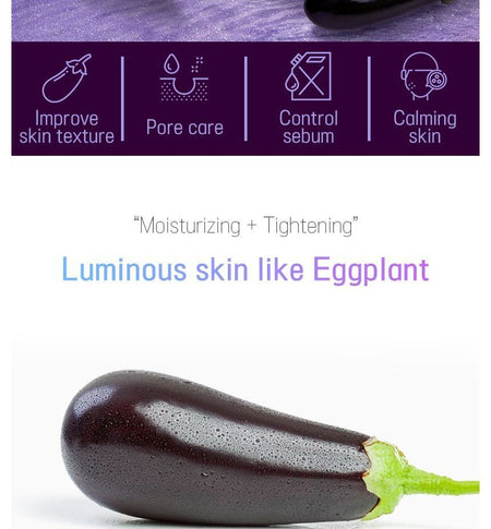 eyeNlip - Eggplant Baking Powder Pore Scrub, 100ml, 250 g, 8809555251682