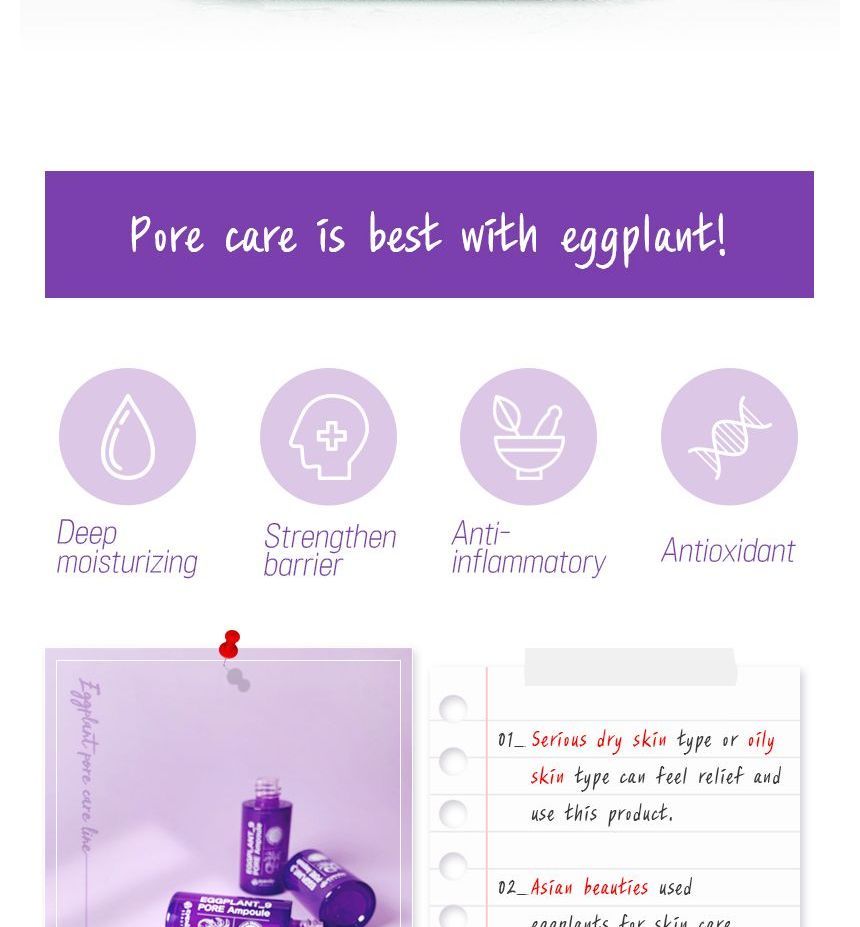 eyeNlip - Eggplant Baking Powder Pore Scrub, 100ml, 250 g, 8809555251682