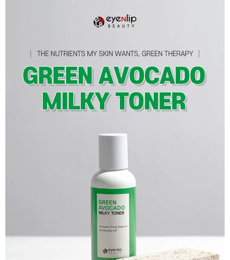eyeNlip - Green Avocado Milky Toner, 150ml, 380 g, 8809555253303