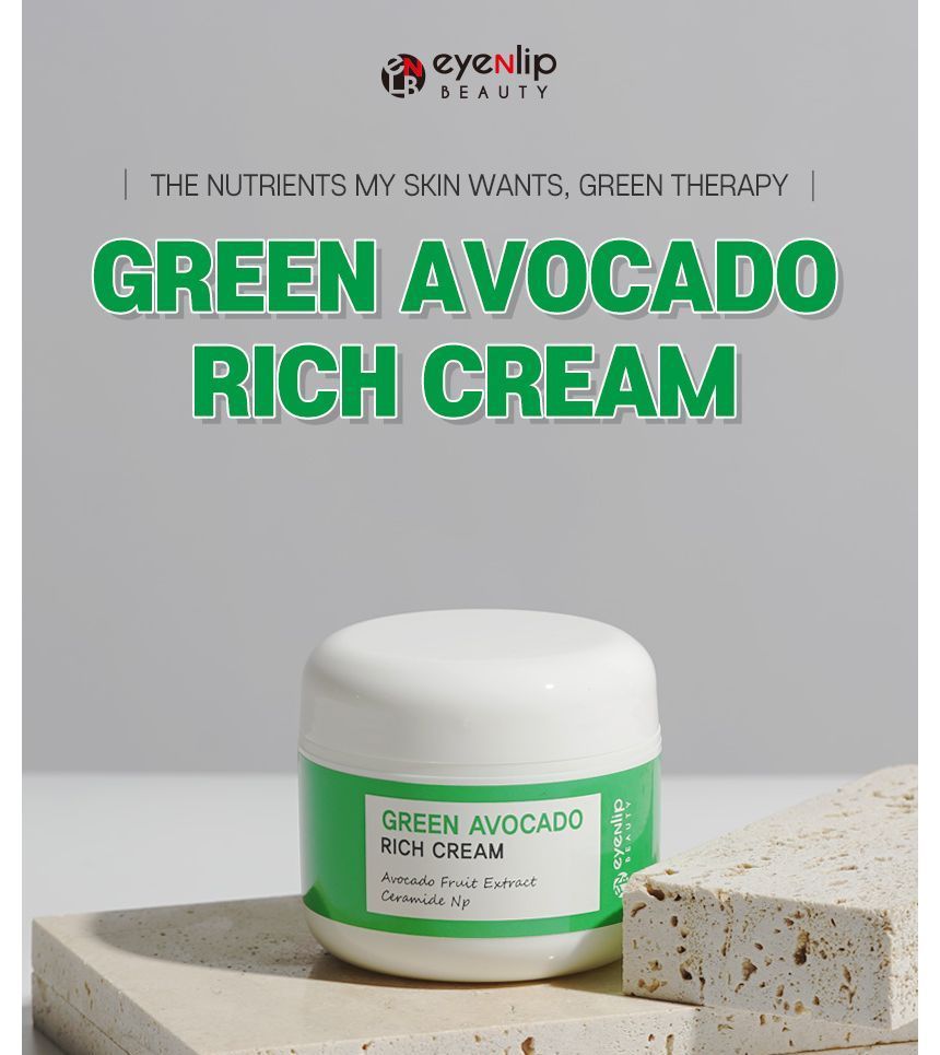 eyeNlip - Green Avocado Rich Cream, 50ml, 130 g, 8809555253297