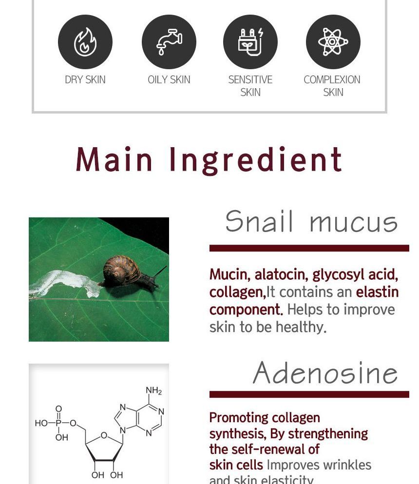 eyeNlip - Snail All In One Repair Cream, 100ml, 203 g, 8809555250173