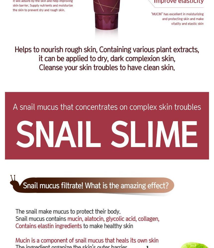 eyeNlip - Pure Snail Repair Gel Cream, 45ml, 120 g, 8809555252283