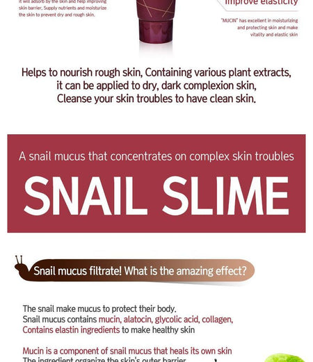 eyeNlip - Pure Snail Repair Gel Cream, 45ml, 120 g, 8809555252283