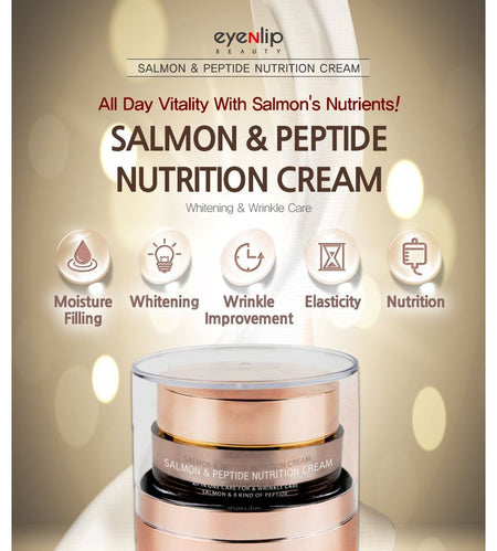 eyeNlip - Salmon & Peptide Nutrition Cream, 50g, 130 g, 8809555250098