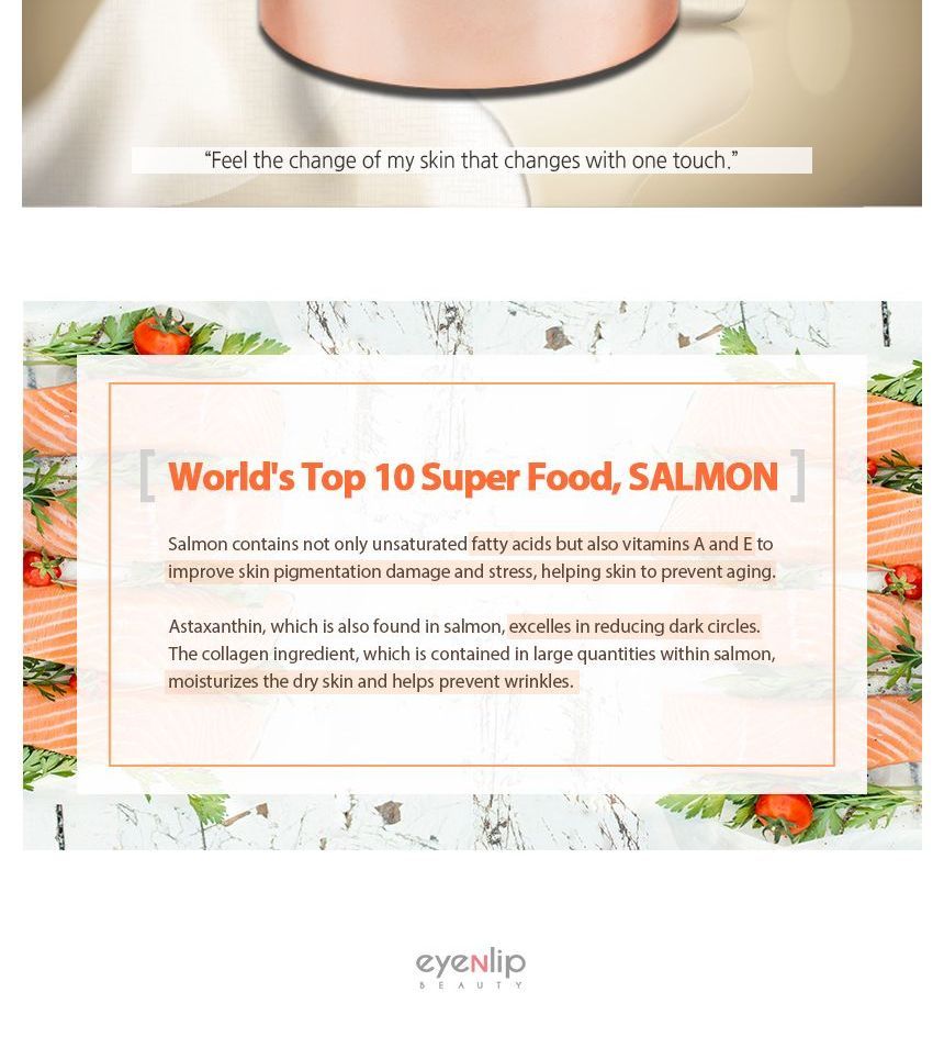 eyeNlip - Salmon & Peptide Nutrition Cream, 50g, 130 g, 8809555250098
