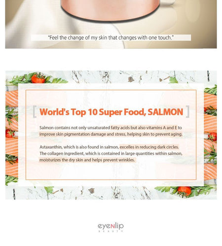eyeNlip - Salmon & Peptide Nutrition Cream, 50g, 130 g, 8809555250098
