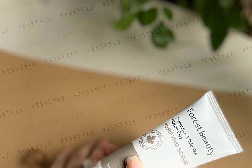 Forest Beauty - Osmanthus White Tea Glacial Clay Purifying Scrub, 100g, 129 g, 4710751666139