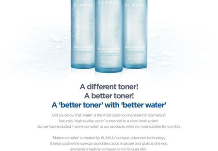 KLAVUU - Blue Pearlsation One Day 8 Cups Marine Collagen Aqua Toner 140ml, 140ml, 255 g, 8809482360402
