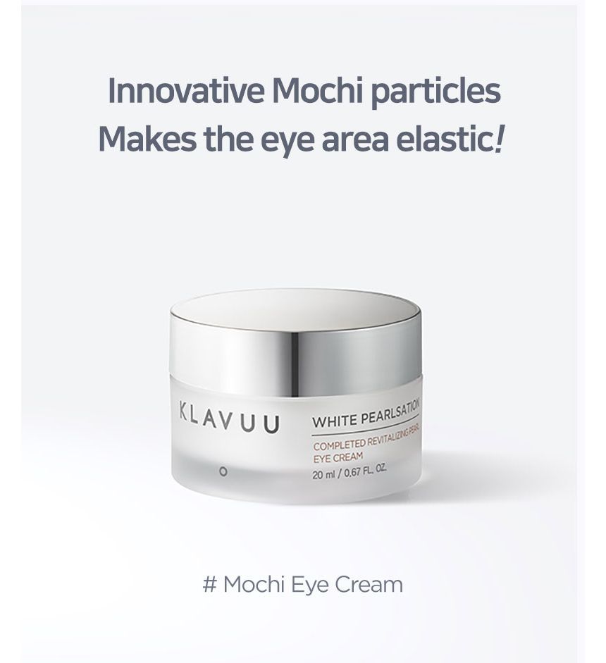 KLAVUU - White Pearlsation Completed Revitalizing Pearl Eye Cream, 20ml, 109 g, 8809482360198