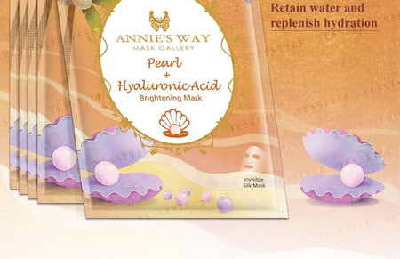 Annie’s Way - Pearl Hyaluronic Acid Brightening Mask, 10 pcs, 300 g, 4712757599848