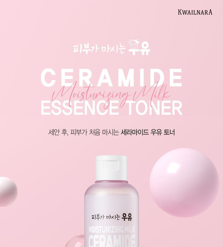 Kwailnara - Moisturizing Milk Ceramide Toner, 200ml, 251 g, 8803348049579