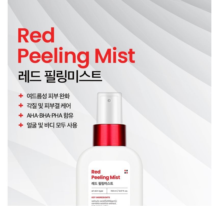 Dr.want - Red Peeling Mist, 150ml, 380 g, 8809665917607