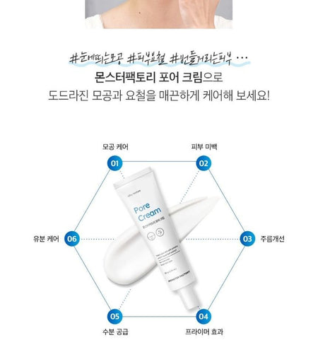 MONSTER FACTORY - Pore Cream, 30g, 80 g, 8809665915528
