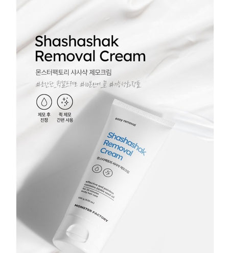 MONSTER FACTORY - Shashashak Removal Cream, 100g, 132 g, 8809665916075