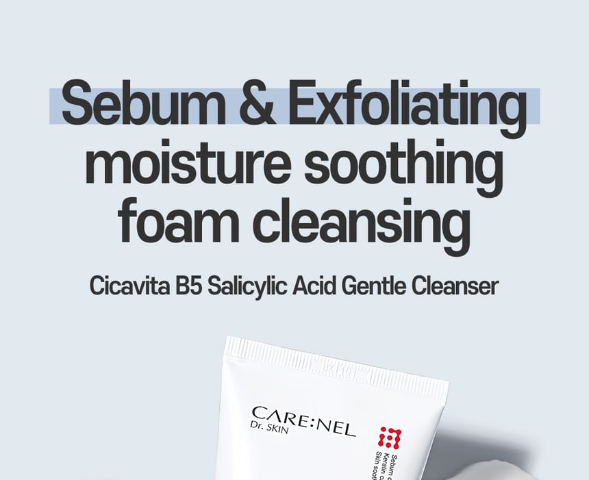 CARE:NEL - Cicavita B5 Salicylic Acid Gentle Cleanser, 150ml, 380 g, 8809915630003