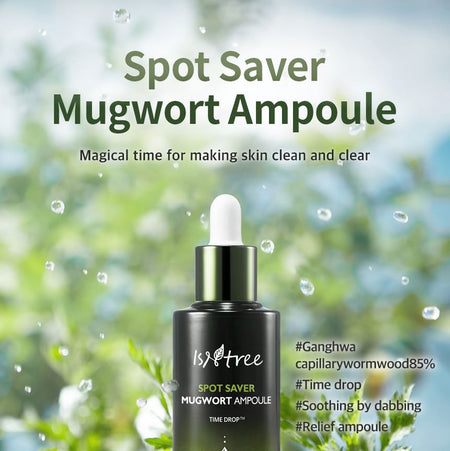 Isntree - Mugwort Calming Ampoule, New Version - 50ml, 204 g, 8809800940194