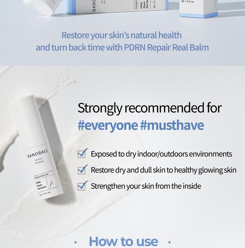 BANOBAGI - PDRN Repair Real Balm, 9g, 39 g, 8809486365137