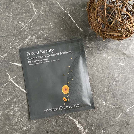 Forest Beauty - Calendula & Centella Soothing Bio Cellulose Mask, 1 pc, 55 g, 4710751664326