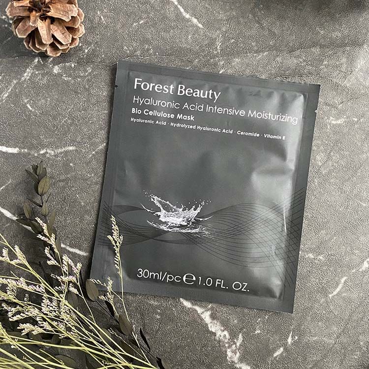 Forest Beauty - Hyaluronic Acid Intensive Moisturizing Bio Cellulose Mask, 1 pc, 60 g, 4710751664333