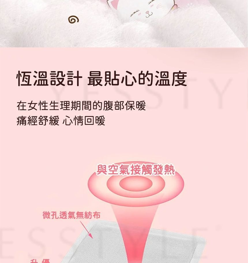 UNICAT - Adhesive Warm Uterus Patch, 10 pcs, 180 g, 4570096230088
