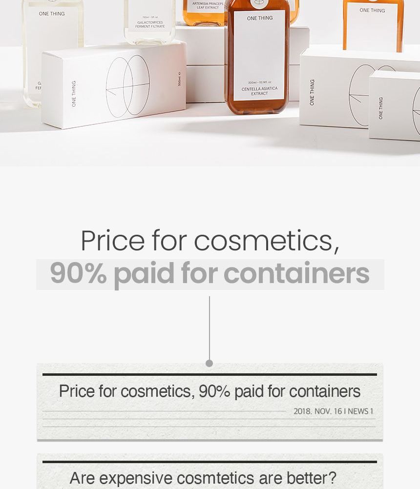 ONE THING - Niacinamide 10% Toner Mini, 40ml, 56 g, 8809704190749