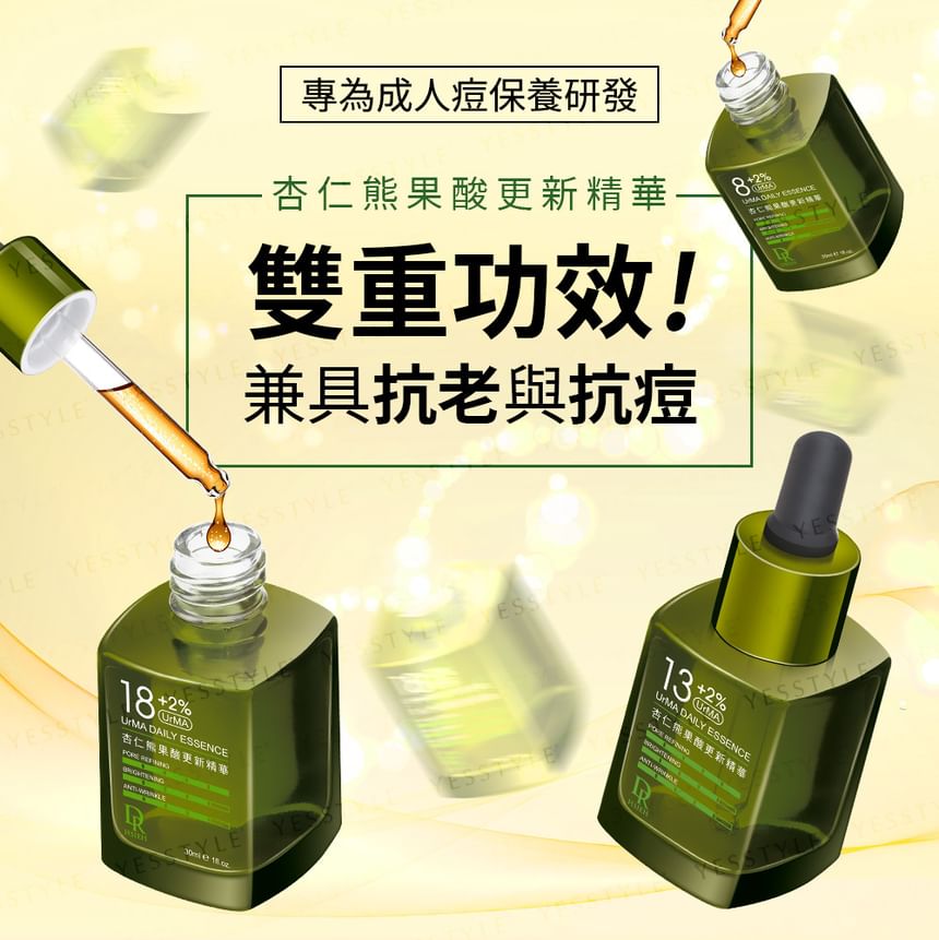 Dr.Hsieh - 18+2% Urma Daily Essence Mandelic Acid & Ursolic Acid, 30ml, 120 g, 4712831361798