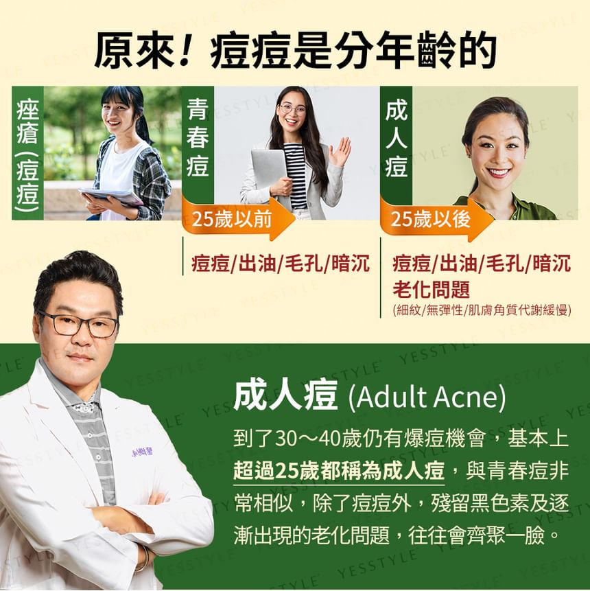Dr.Hsieh - 18+2% Urma Daily Essence Mandelic Acid & Ursolic Acid, 30ml, 120 g, 4712831361798