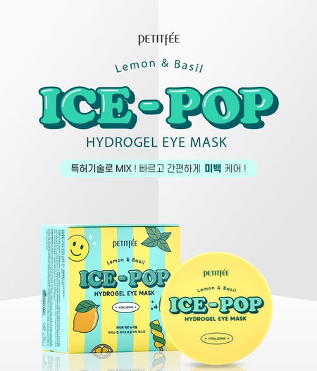 PETITFEE - koelf Lemon & Basil Ice-pop Hydrogel Eye Mask, 30 pairs, 174 g, 8809508850887