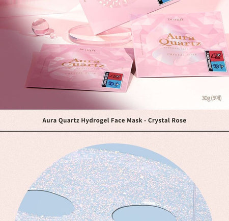 PETITFEE - Aura Quartz Hydrogel Face Mask Set Crystal Rose, 5 pcs, 238 g, 8809508851228