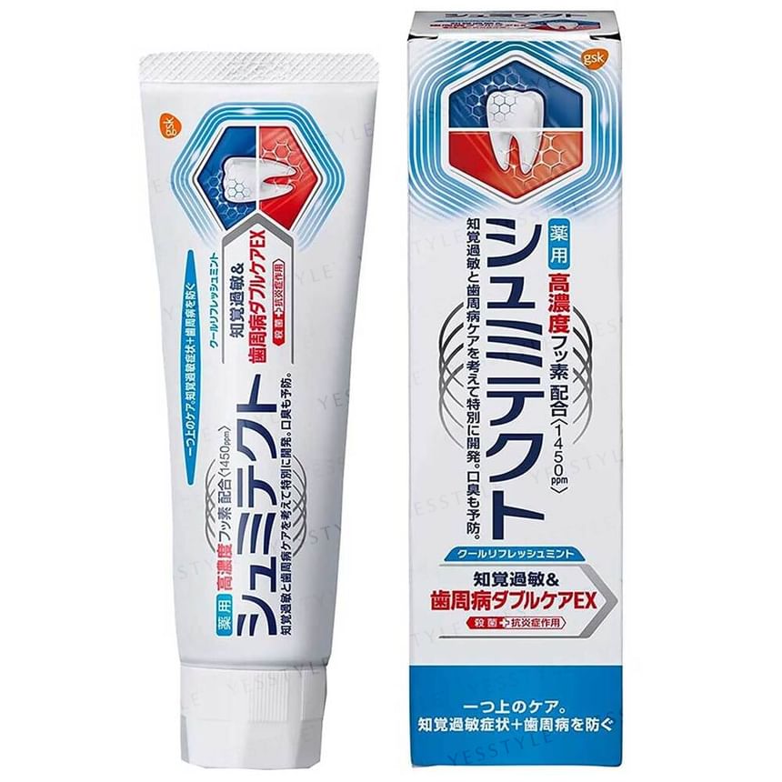 EARTH - Shumitect Sensitivity & Periodontal Disease Double Care EX Toothpaste Cool Refresh Mint, 90g, 108 g, 4987246641449