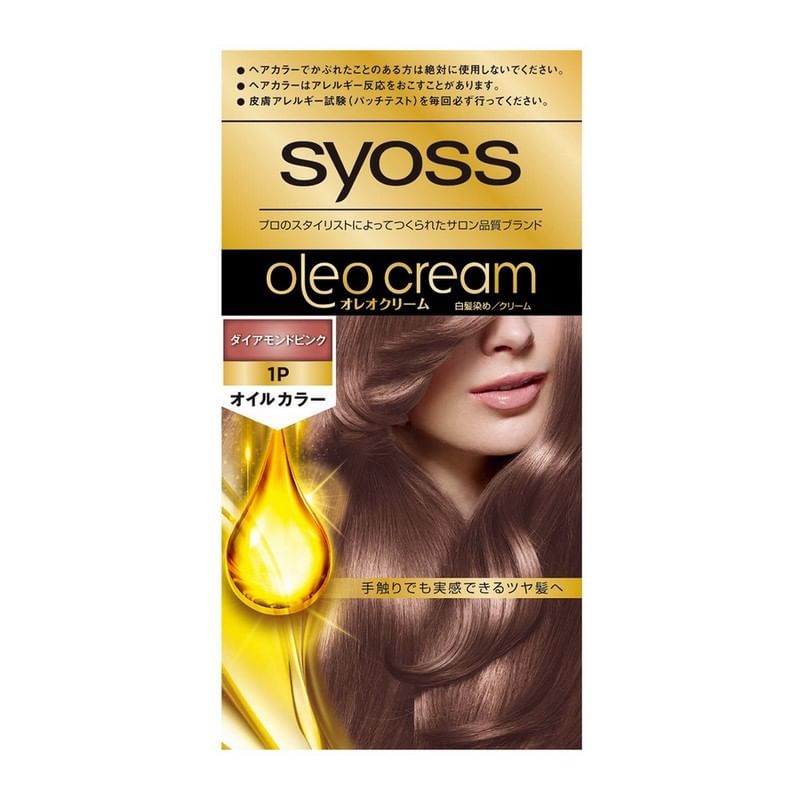 syoss - Oreo Cream Hair Color 1P Diamond Pink, 1 Set, 150 g, 4987234362509
