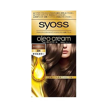 syoss - Oreo Cream Hair Color 3N Royal Brown, 1 Set, 150 g, 4987234361175