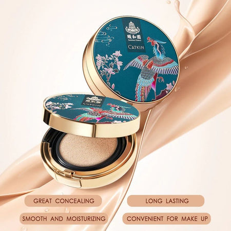 CATKIN - Summer Palace BB Moisture Cover BB Cream Cushion Foundation Set (#C02 Ivory), #C02 Ivory, 170 g, 6974678272585