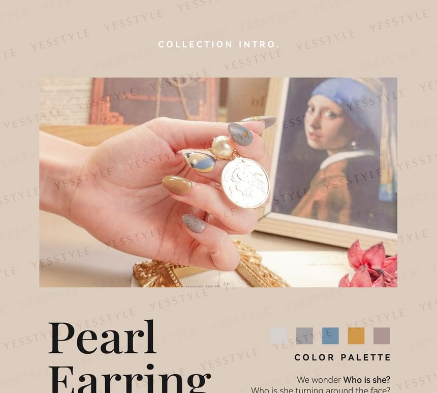 Cosplus - Nouveau Collection Nail Color Gel Pearl Earring WS37 Delft, 12ml, 50 g, 4713233397613